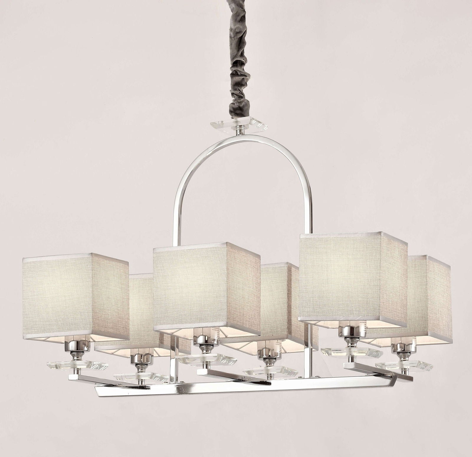 LAMPA WISZĄCA CHROMOWANA LINIANO W6