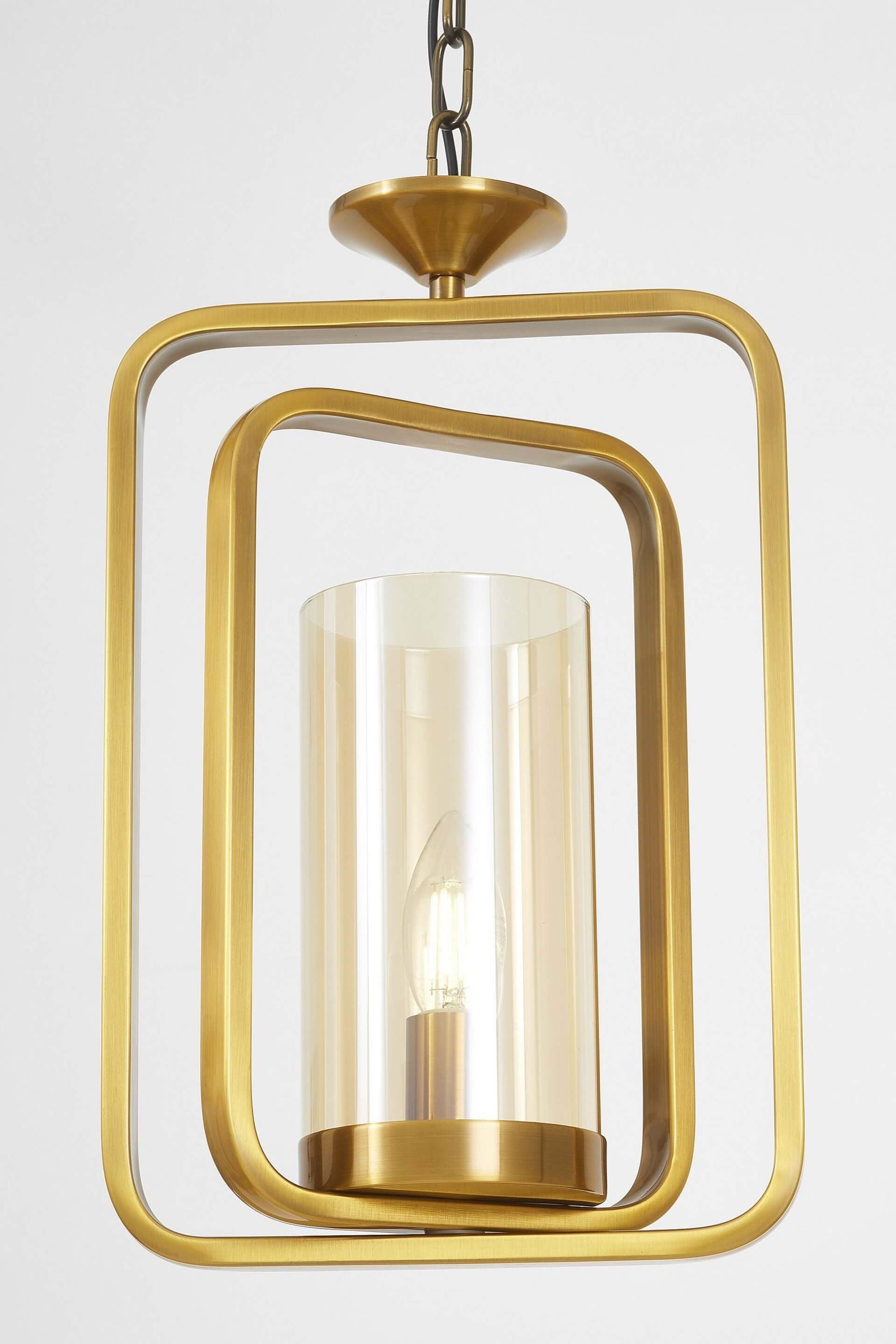LAMPA WISZĄCA LOFT ZŁOTA BENTON W1