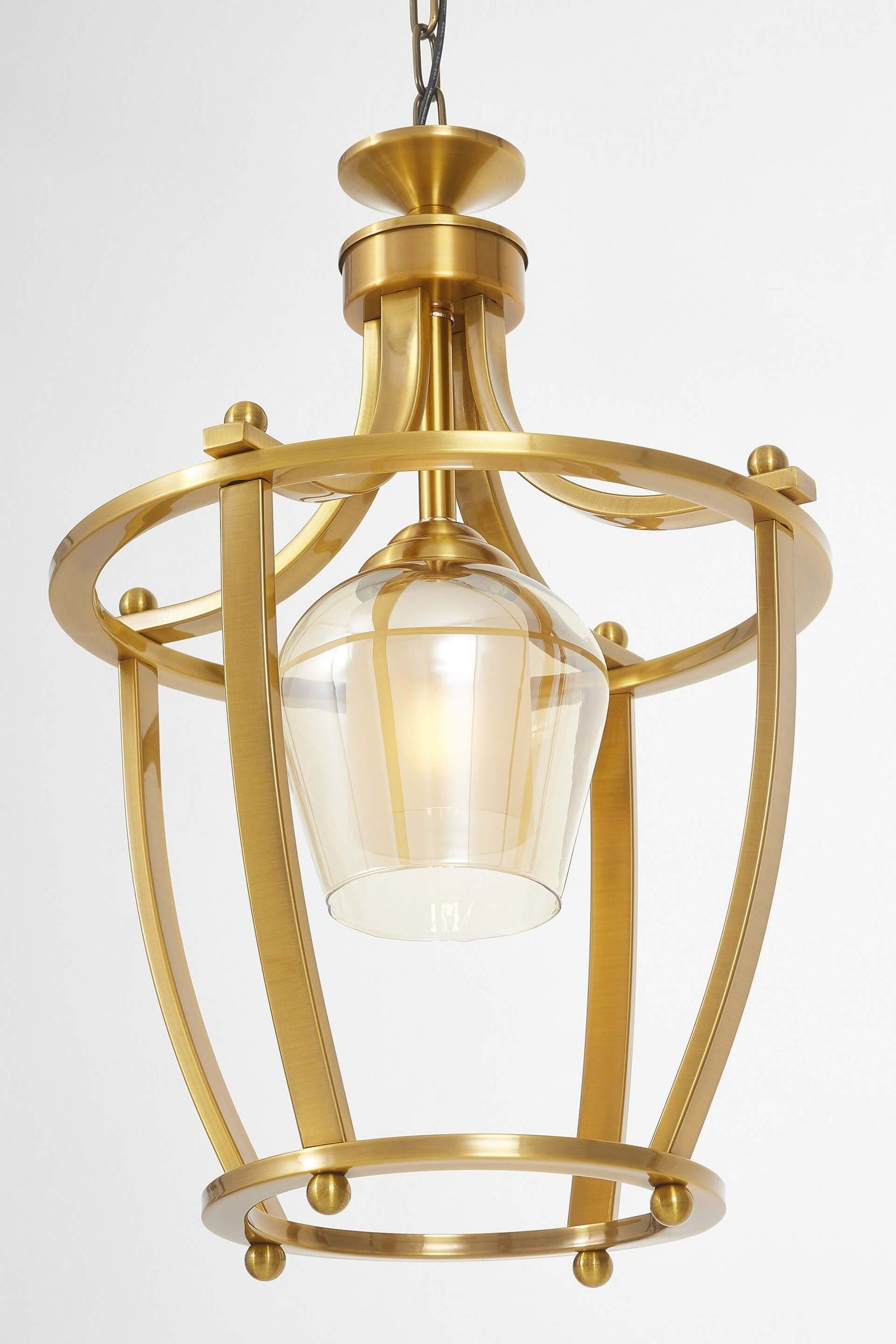 LAMPA WISZĄCA LOFT ZŁOTA BROOKLYN L1