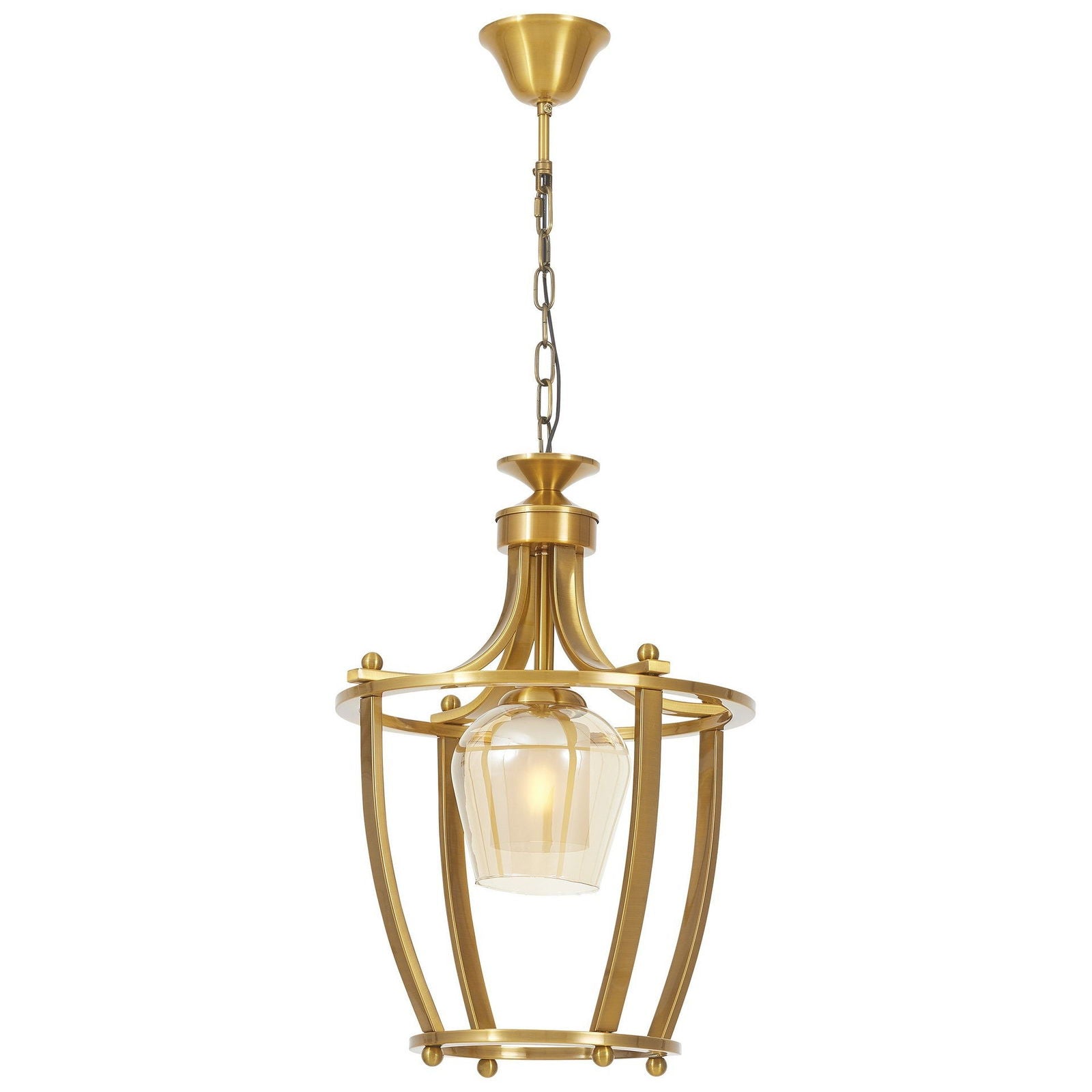 LAMPA WISZĄCA LOFT ZŁOTA BROOKLYN L1