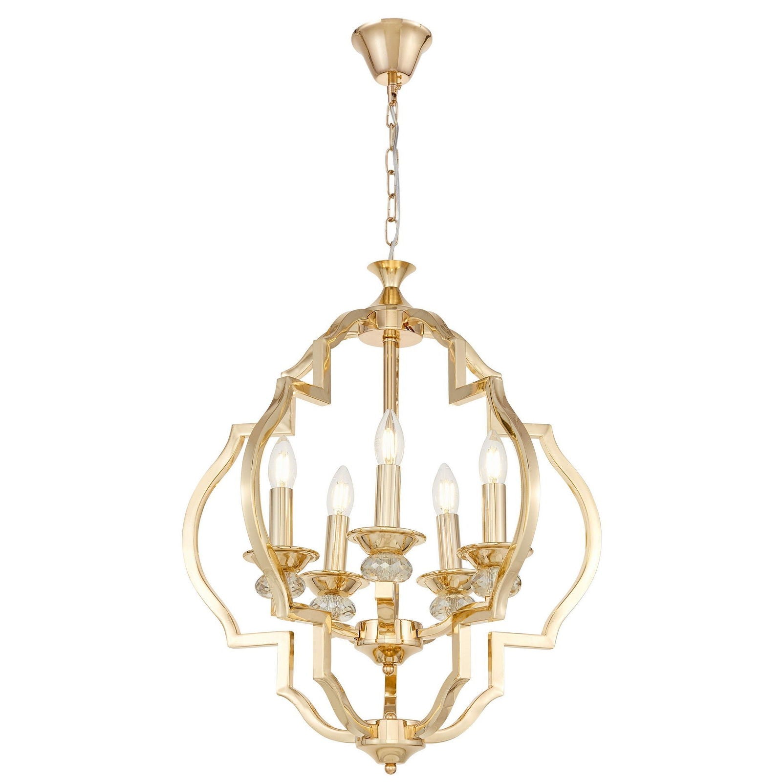 LAMPA WISZĄCA ZŁOTA CESARO W5