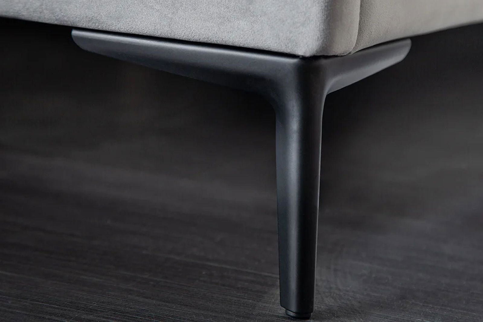 ŁÓZKO COSMOPOLITE 160 CM SREBRNOSZARE / 40558 / INVICTA INTERIOR