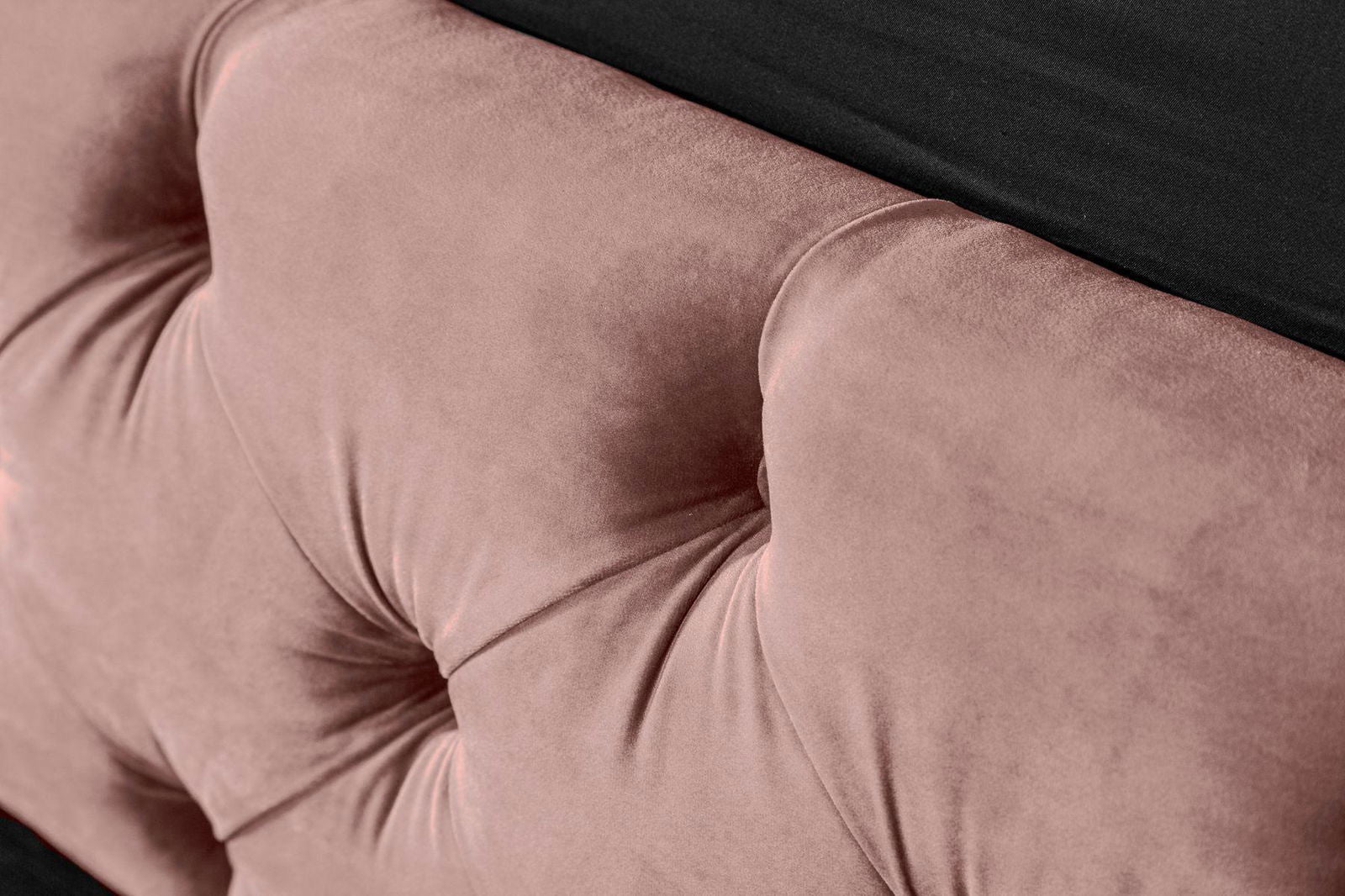 ŁÓŻKO PARIS 160 altrosa aksamit / 39994 / INVICTA INTERIOR