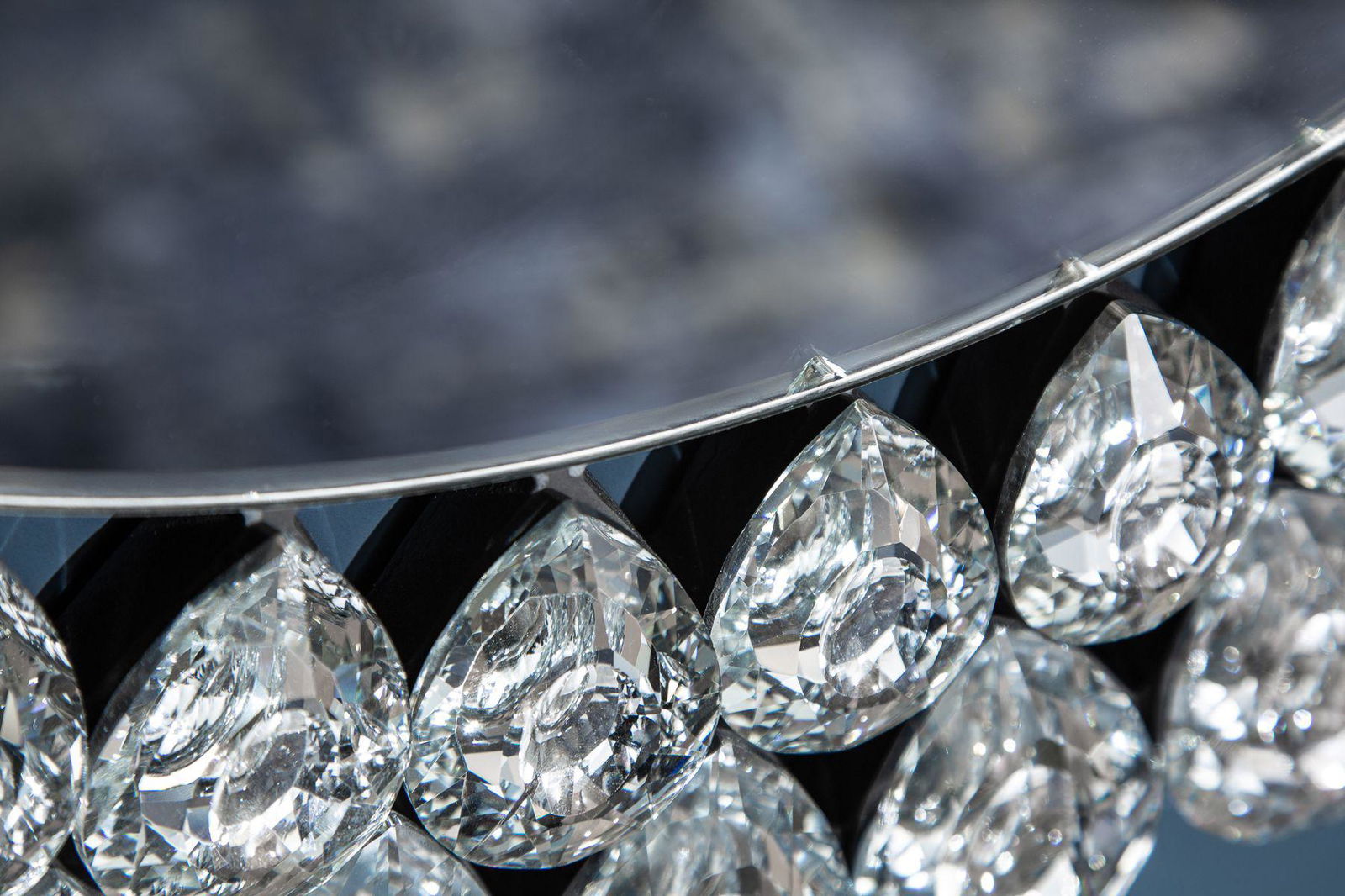 LUSTRO BIG DIAMONDS OKRĄGŁE 80 CM / 38983