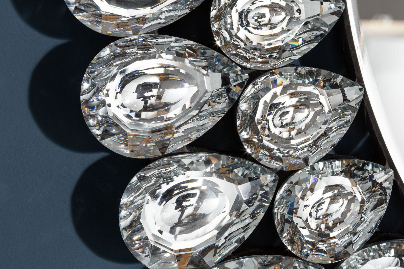 LUSTRO BIG DIAMONDS OKRĄGŁE 80 CM / 38983