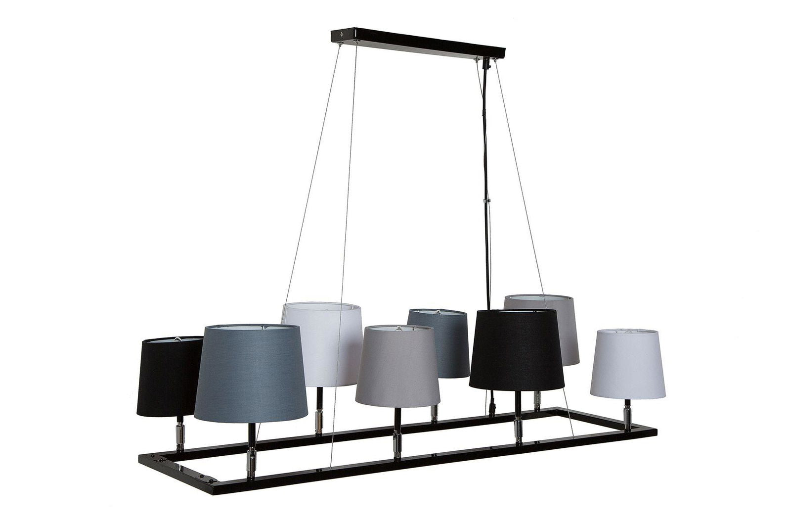 Lampa Levels III czarny szary biały / 38823 INVICTA INTERIOR