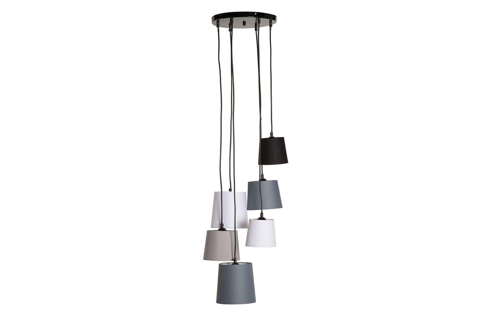 Lampa Levels IV czarny szary biały / 38821 / INVICTA INTERIOR