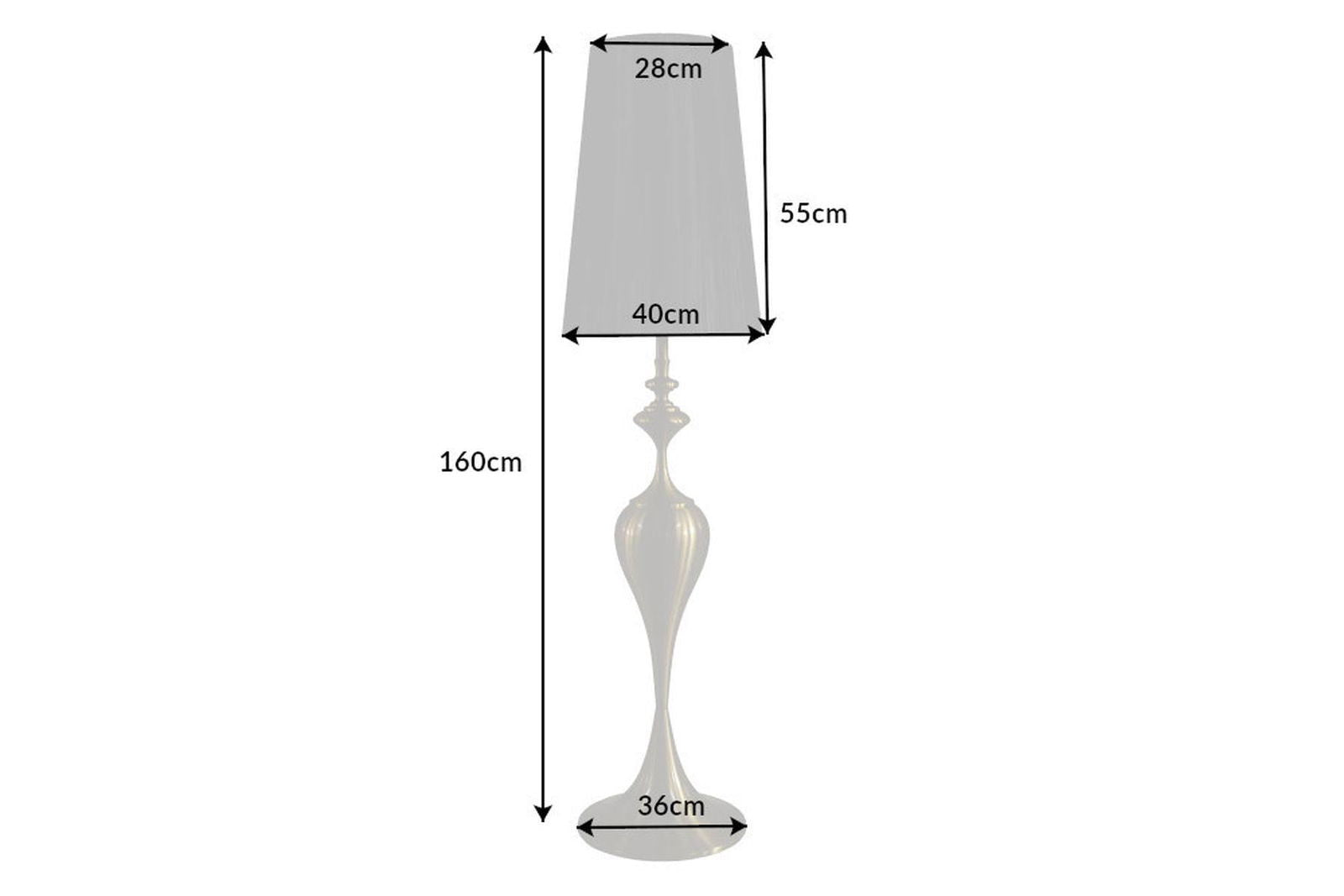 Lampa Lucie 160 cm czarno / złota / 41526 / INVICTA INTERIOR
