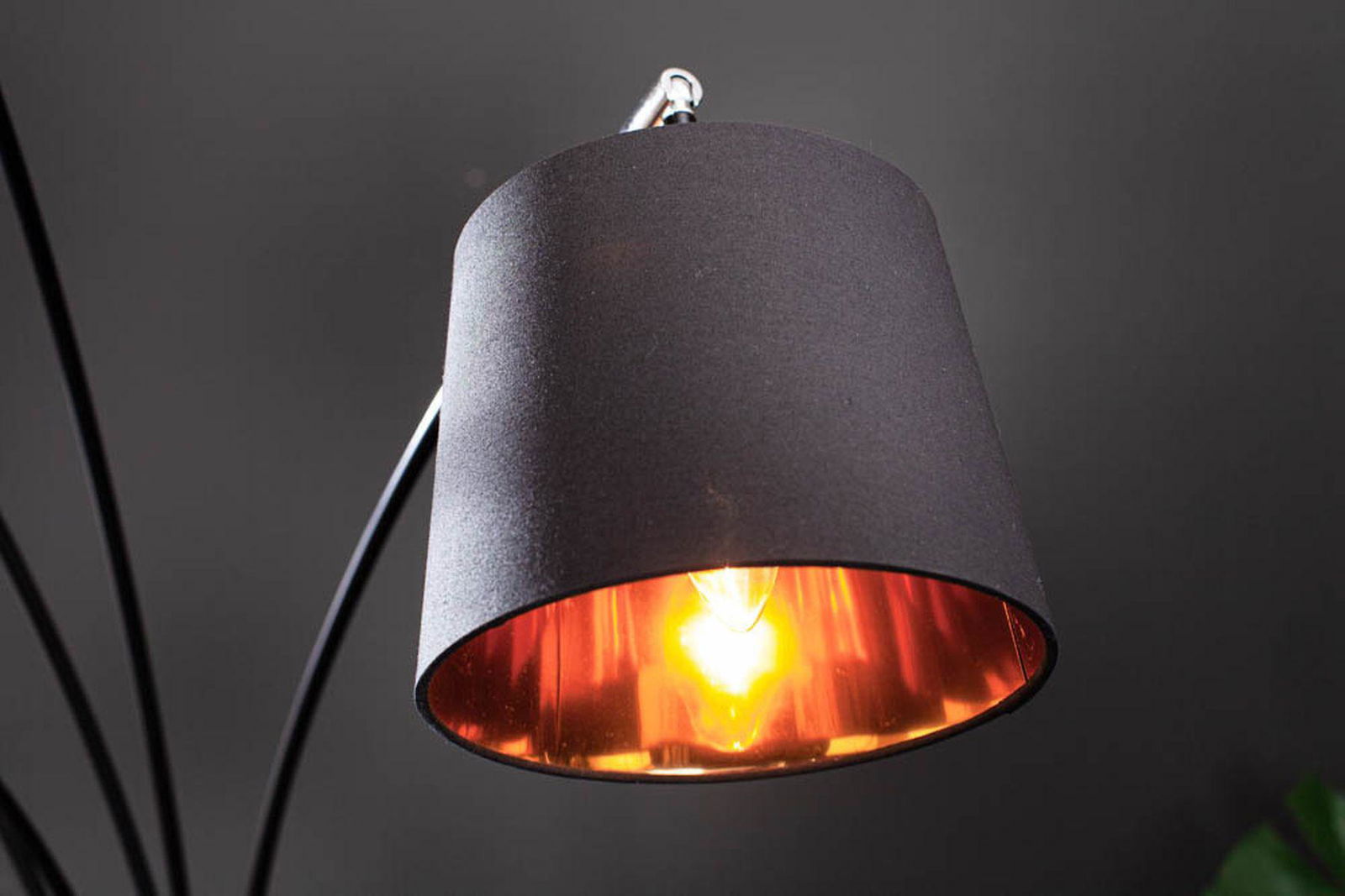 Lampa Podłogowa Levels 202 Cm Czarna / 40036 / INVICTA INTERIOR