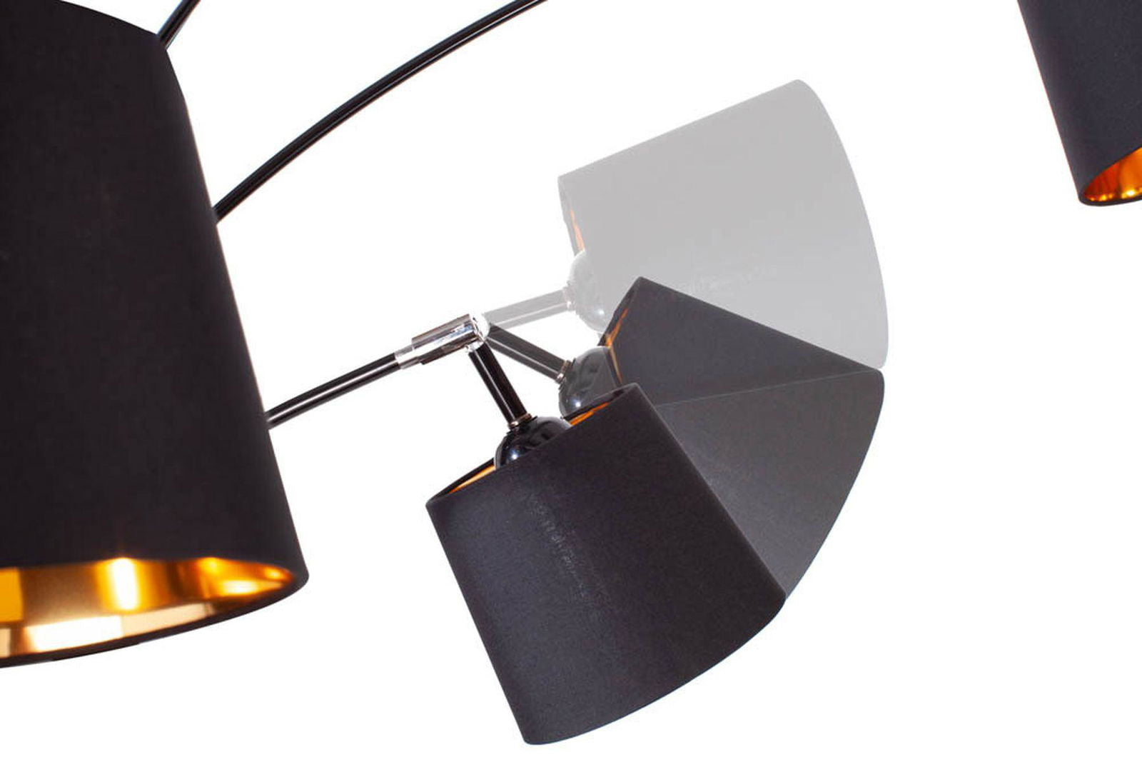 Lampa Podłogowa Levels 202 Cm Czarna / 40036 / INVICTA INTERIOR