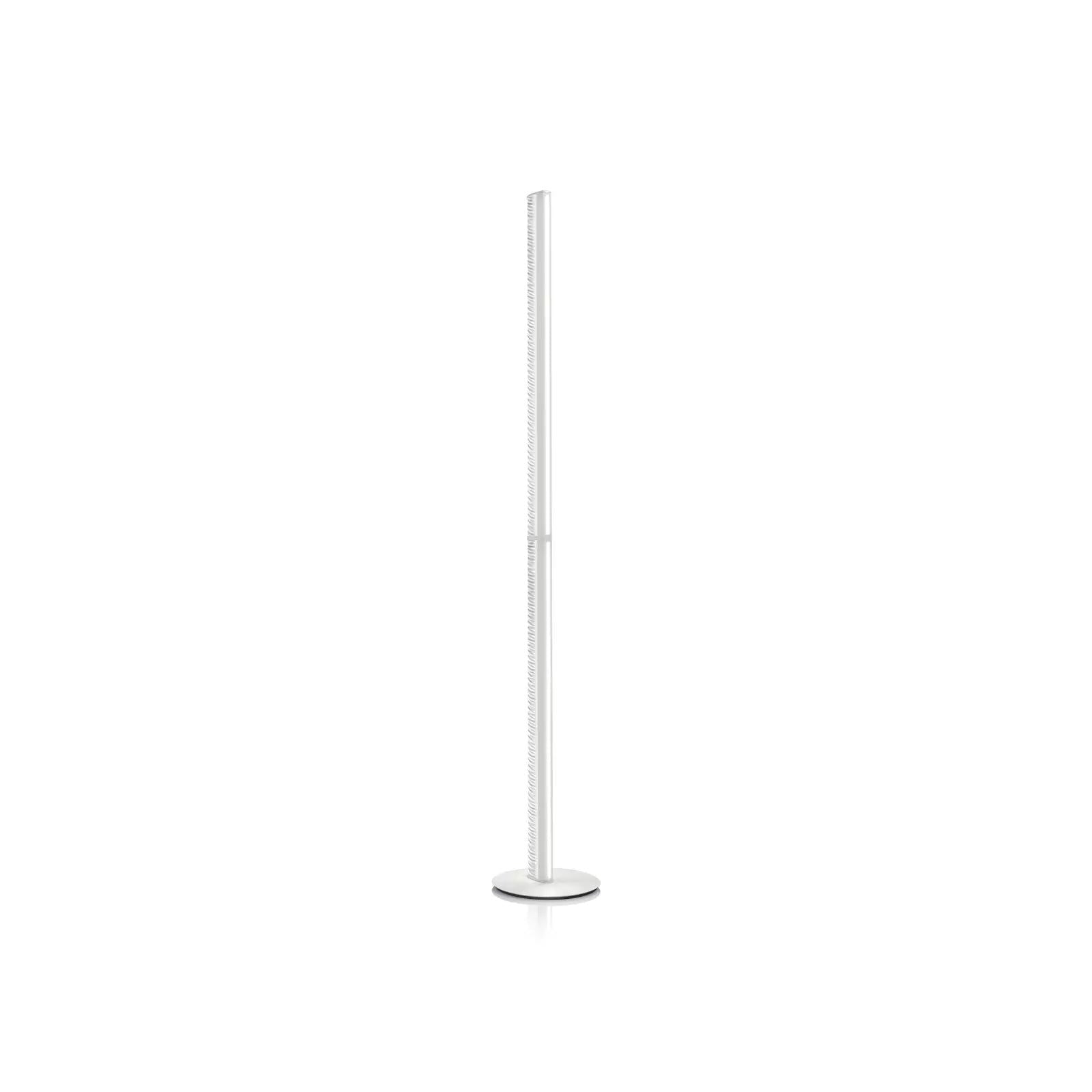 Lampa podłogowa LED Slamp Modula liniowa, plisowana, jasnoszara