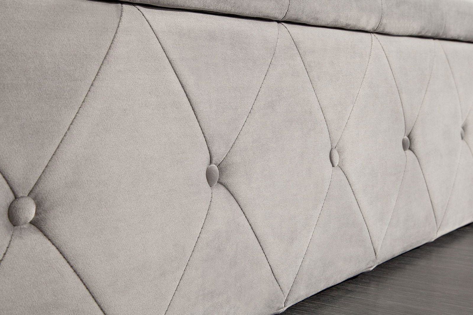 Ławka EXTRAVAGANCIA SREBRNO SZARA 140 / 39768 / INVICTA INTERIOR