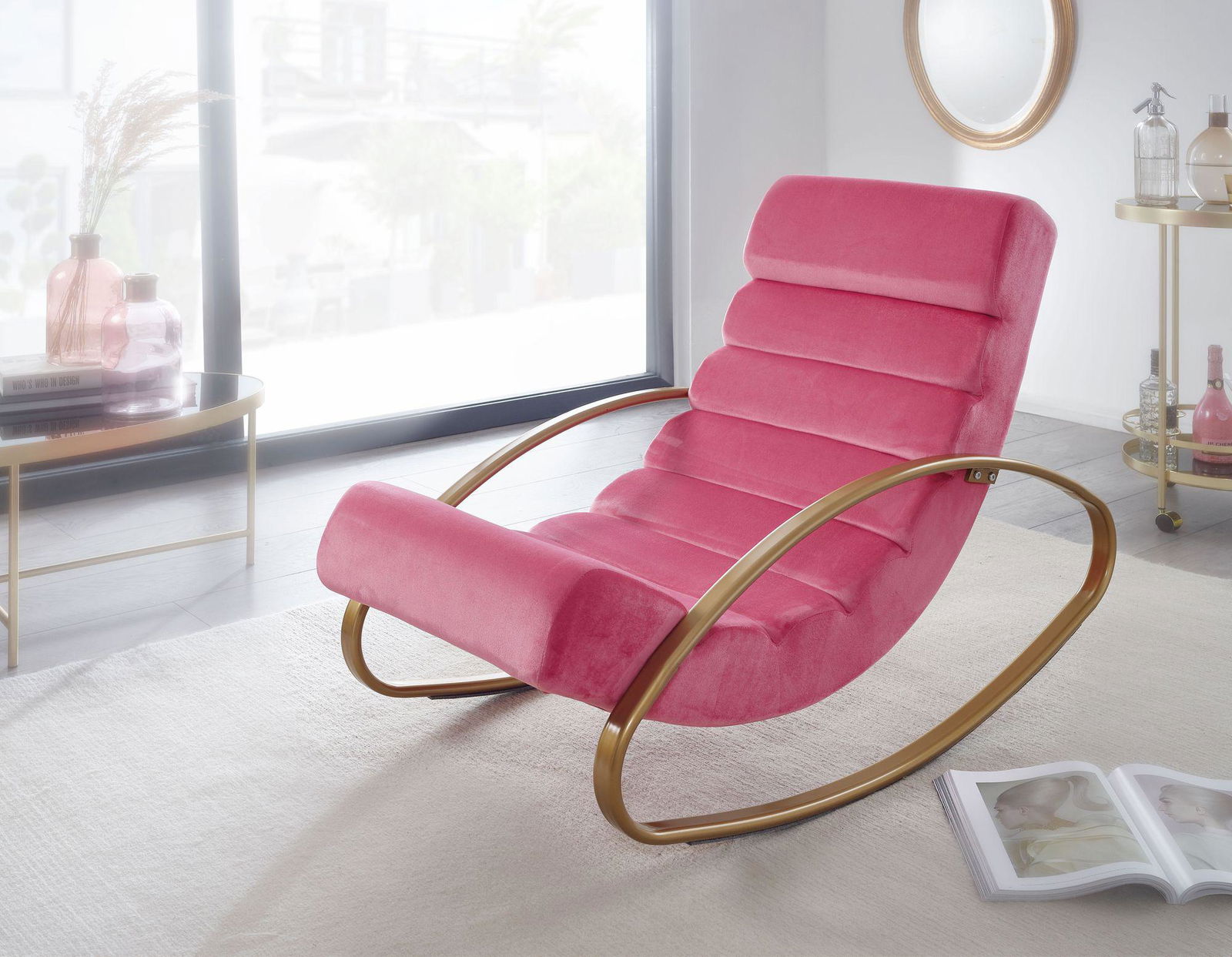 Leżanka Relax Lounger czerwona Wohnling / WL6.225