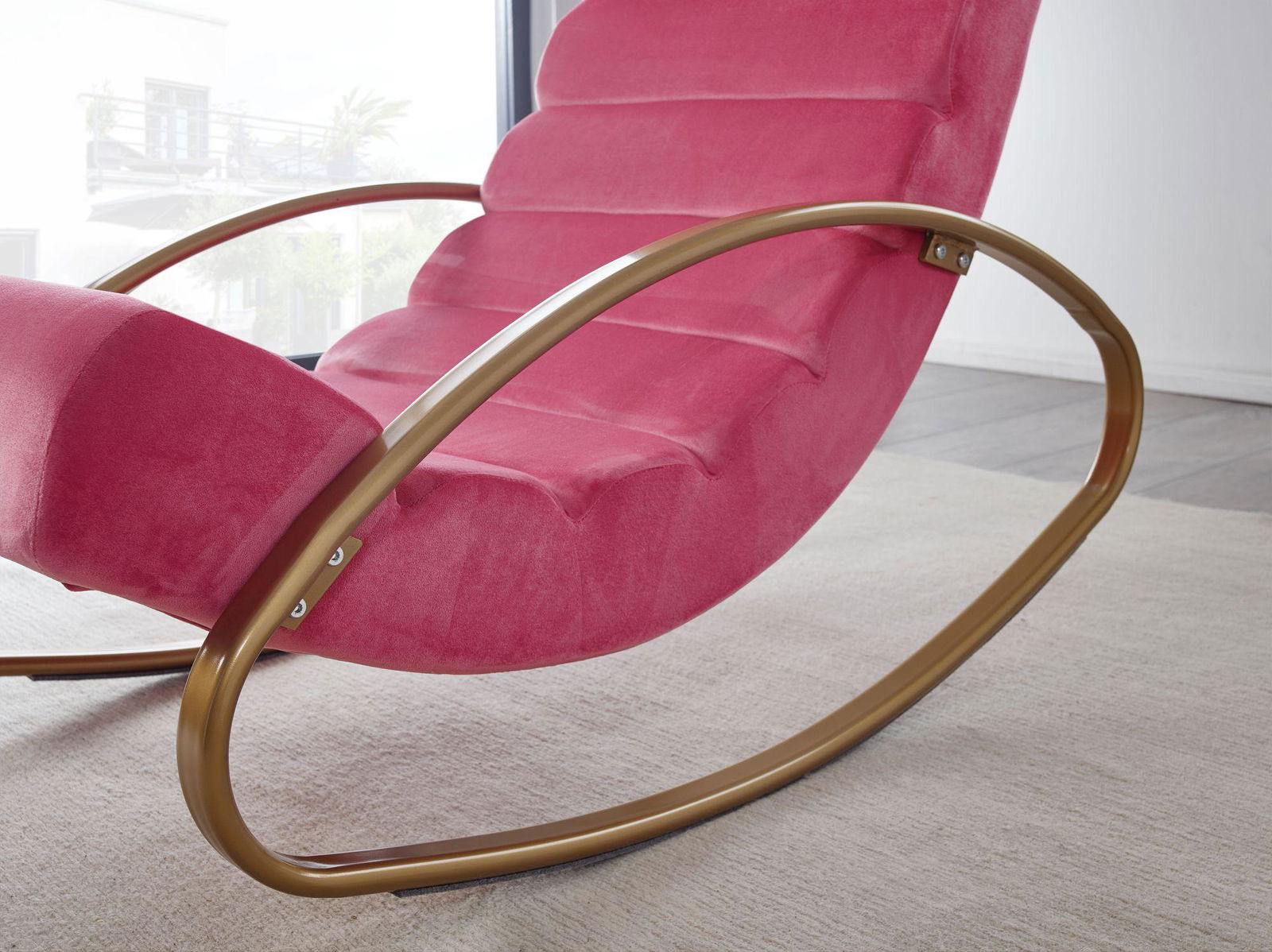 Leżanka Relax Lounger czerwona Wohnling / WL6.225