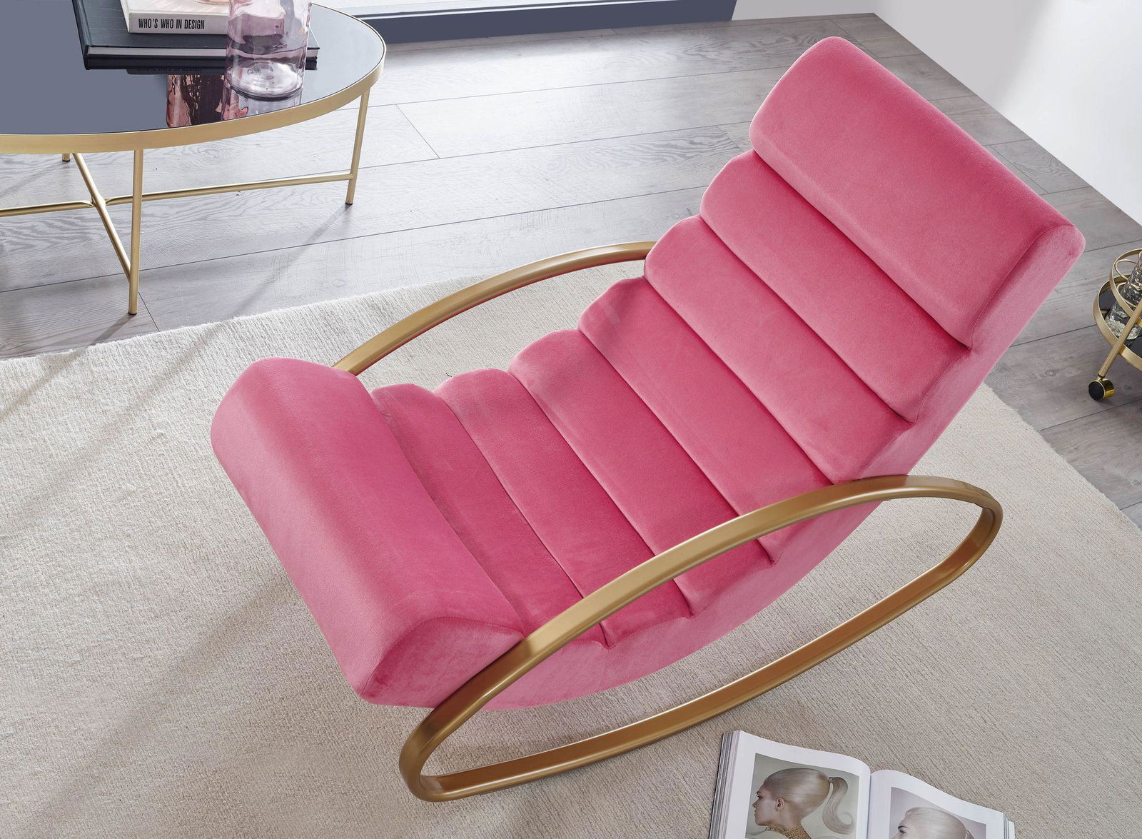 Leżanka Relax Lounger czerwona Wohnling / WL6.225