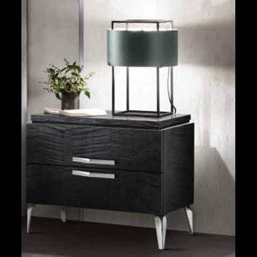 MODERNA CHROME SZAFKA NOCNA 2 SZUFLADY 65CM / ADORA ARREDOCLASSIC