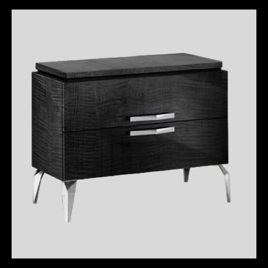MODERNA CHROME SZAFKA NOCNA 2 SZUFLADY 65CM / ADORA ARREDOCLASSIC