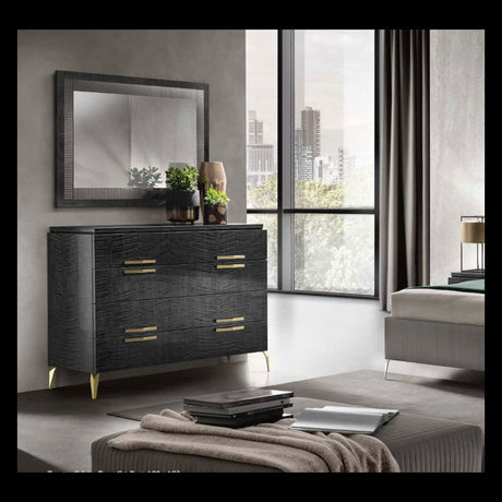 MODERNA GOLD WŁOSKA KOMODA 4 SZUFLADY 129CM / ADORA ARREDOCLASSIC