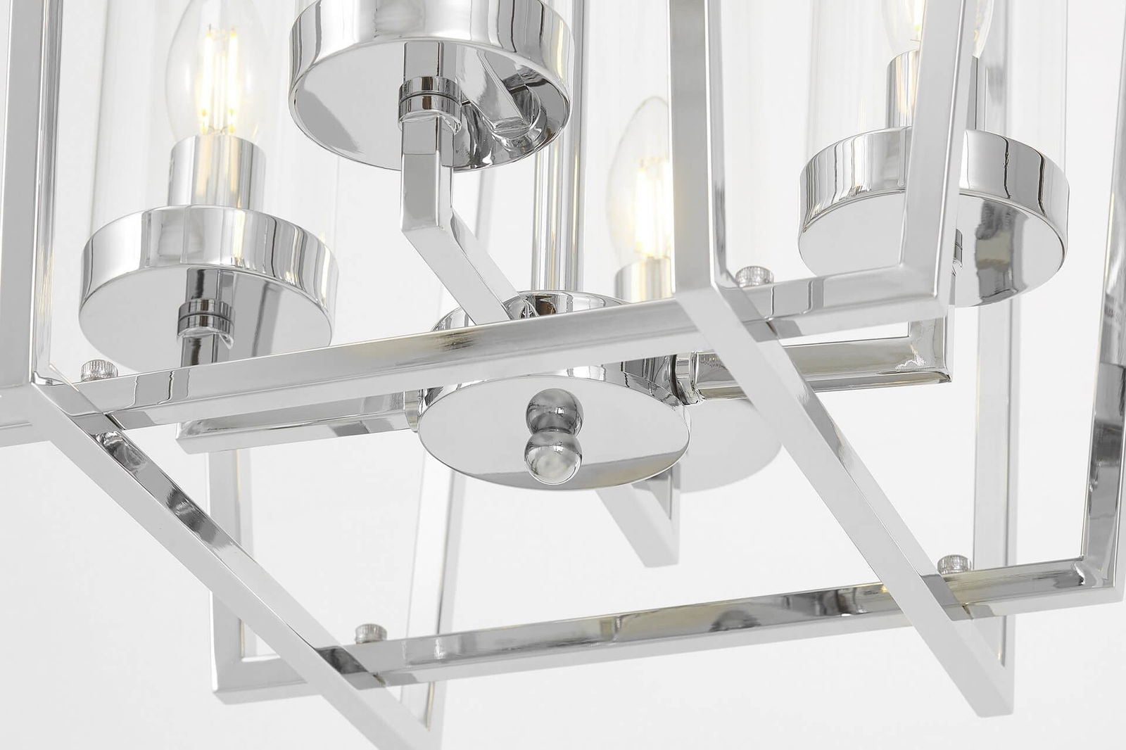 NOWOCZESNA LAMPA WISZĄCA CHROMOWANA ARES W4