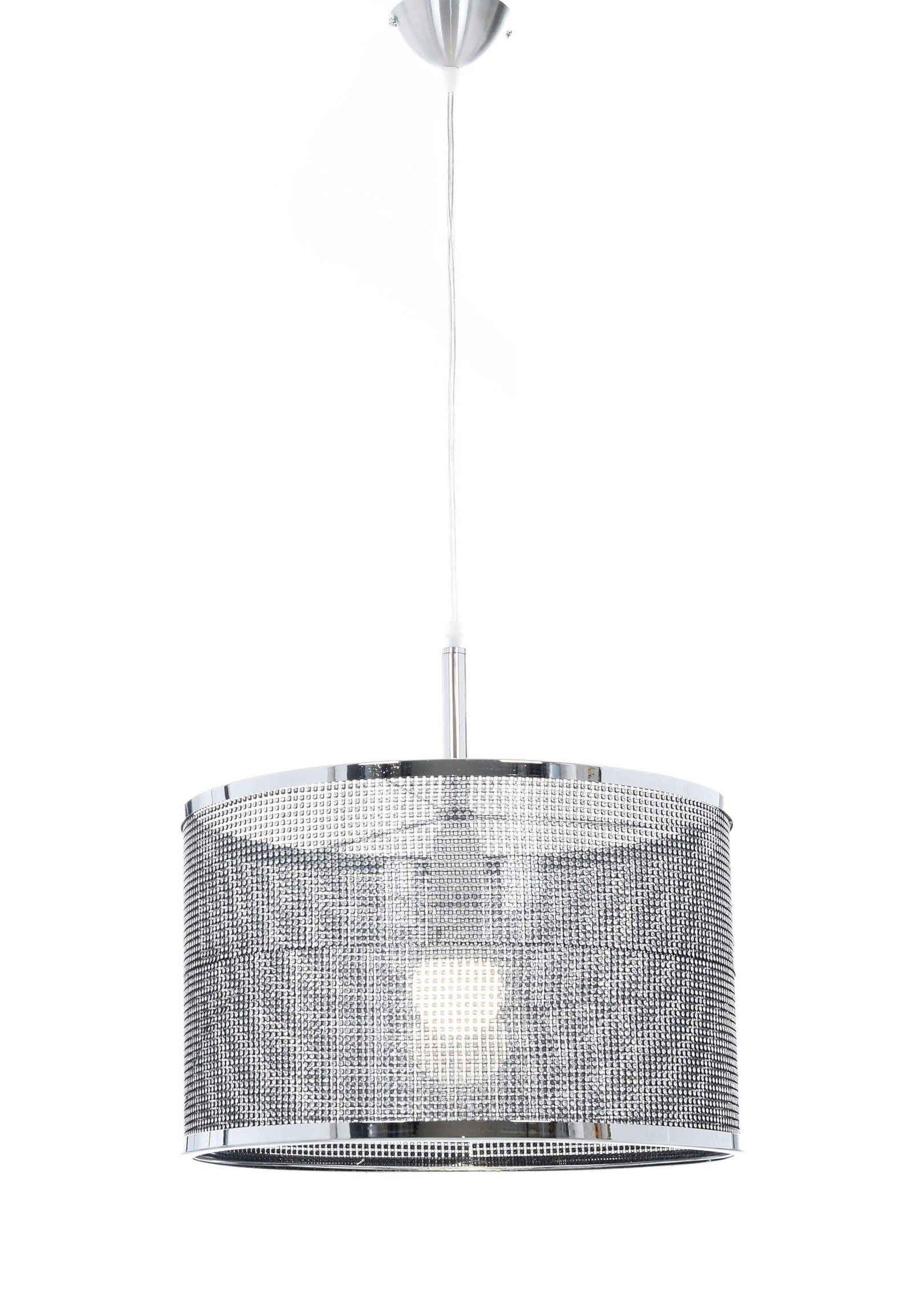 NOWOCZESNA LAMPA WISZĄCA CHROMOWANA LINA W2