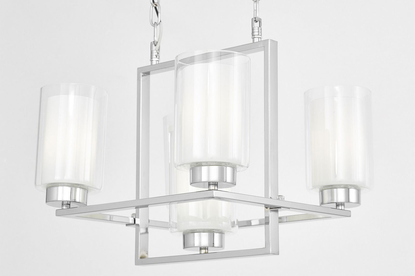 NOWOCZESNA LAMPA WISZĄCA CHROMOWANA LINO W5