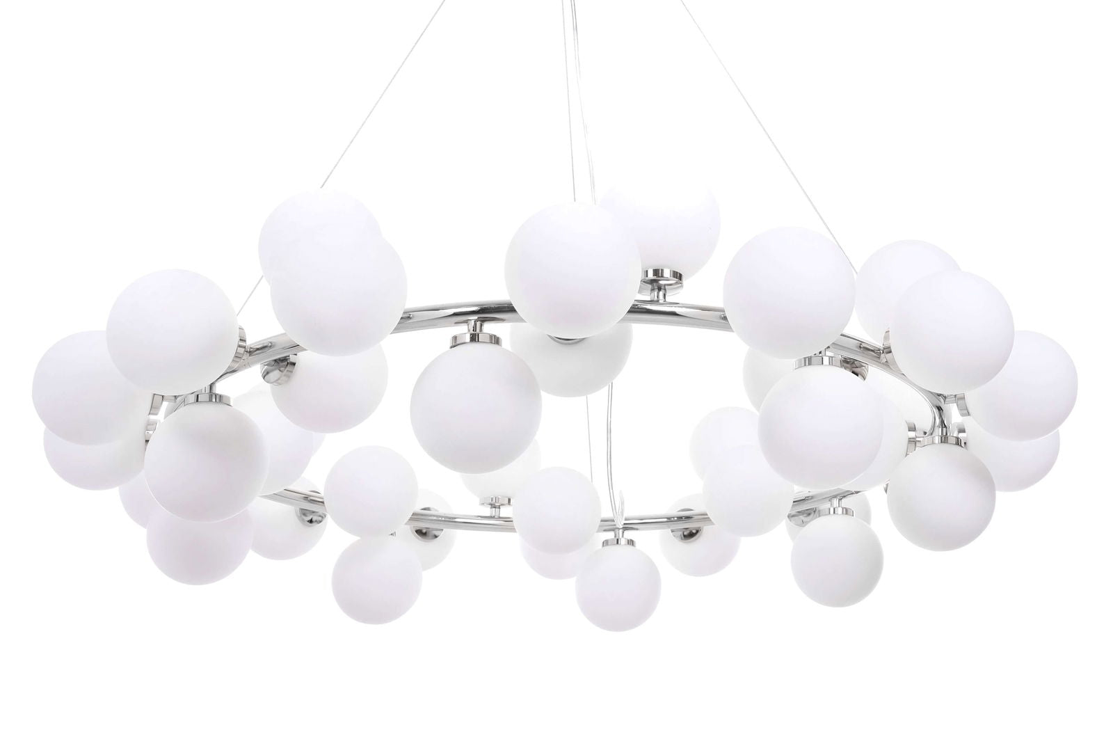 NOWOCZESNA LAMPA WISZĄCA CHROMOWANA MARSIADA W40