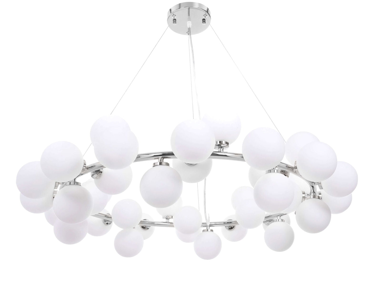 NOWOCZESNA LAMPA WISZĄCA CHROMOWANA MARSIADA W40