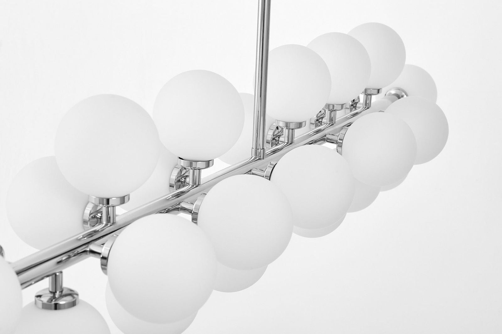 NOWOCZESNA LAMPA WISZĄCA CHROMOWANA PETRICA W24