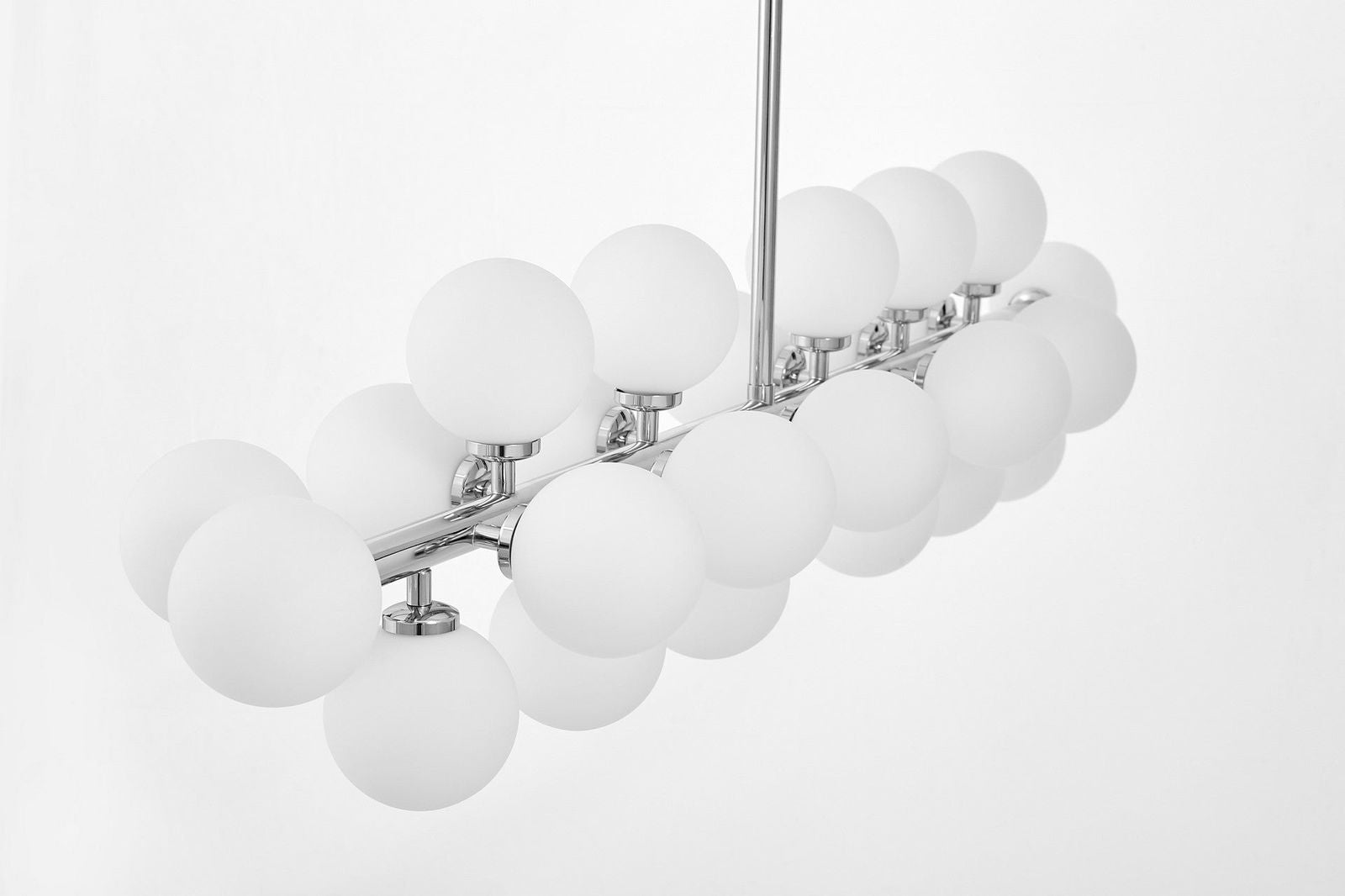 NOWOCZESNA LAMPA WISZĄCA CHROMOWANA PETRICA W24
