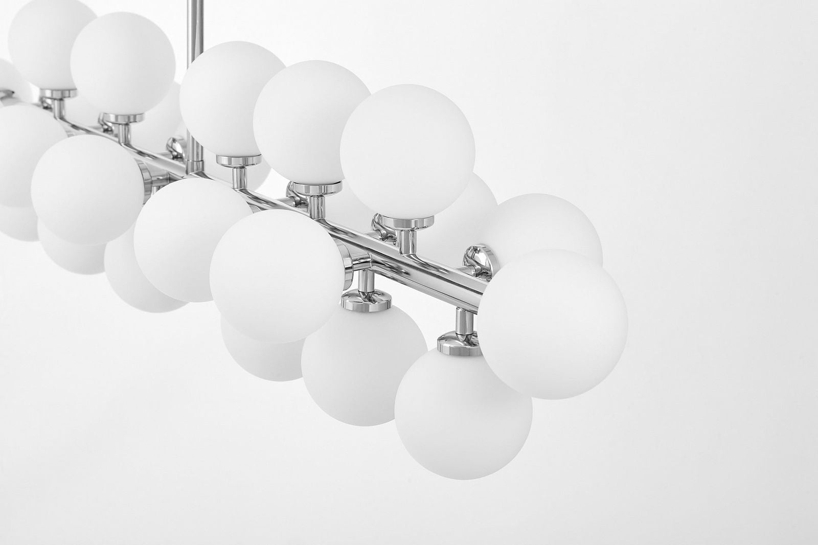 NOWOCZESNA LAMPA WISZĄCA CHROMOWANA PETRICA W24