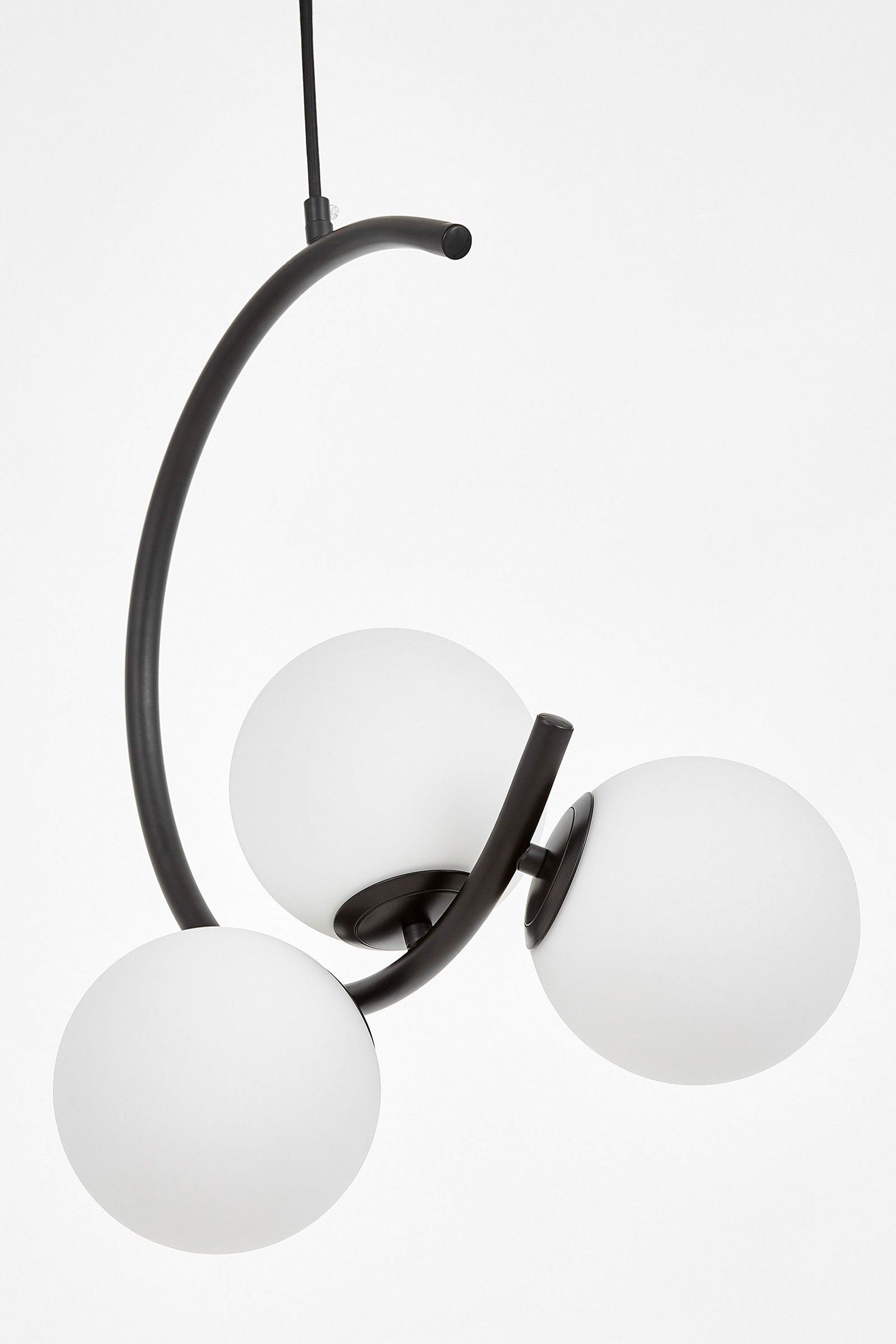 NOWOCZESNA LAMPA WISZĄCA CZARNA BONIO W3