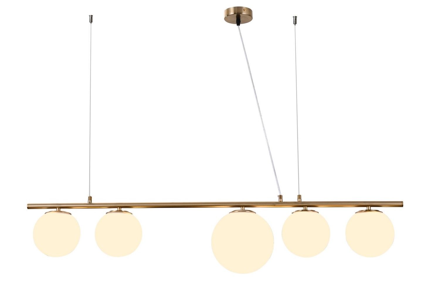 NOWOCZESNA LAMPA WISZĄCA MOSIĘŻNA BARISTICA W5