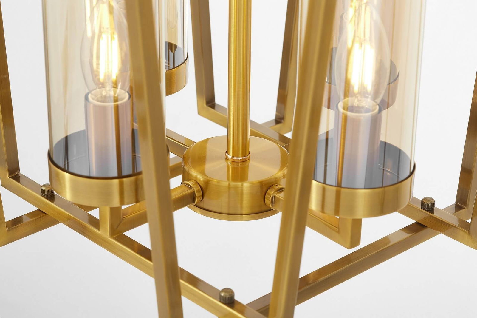 NOWOCZESNA LAMPA WISZĄCA ZŁOTA ARES W4