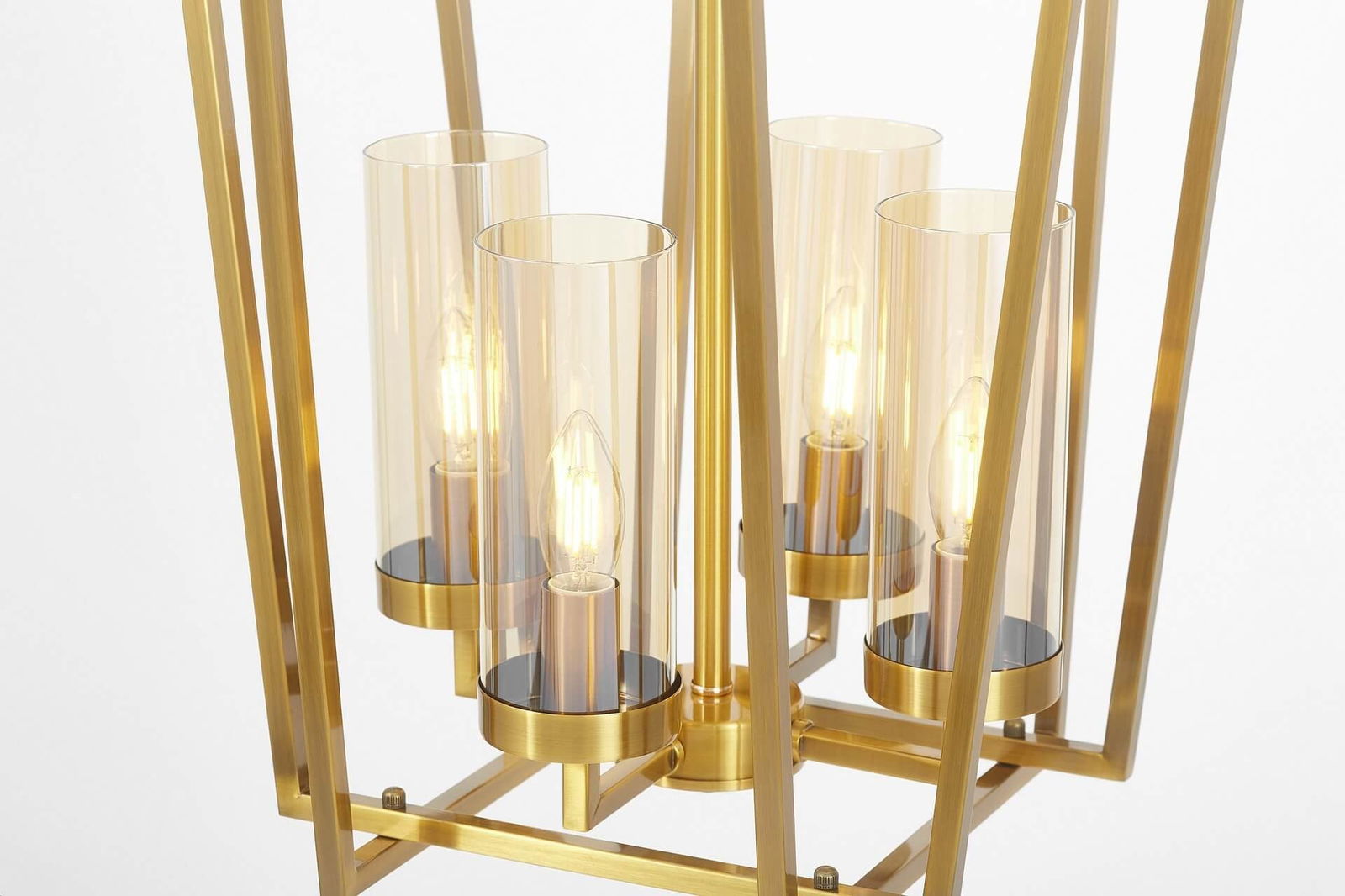 NOWOCZESNA LAMPA WISZĄCA ZŁOTA ARES W4