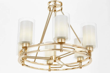 NOWOCZESNA LAMPA WISZĄCA ZŁOTA MARIETTA W6