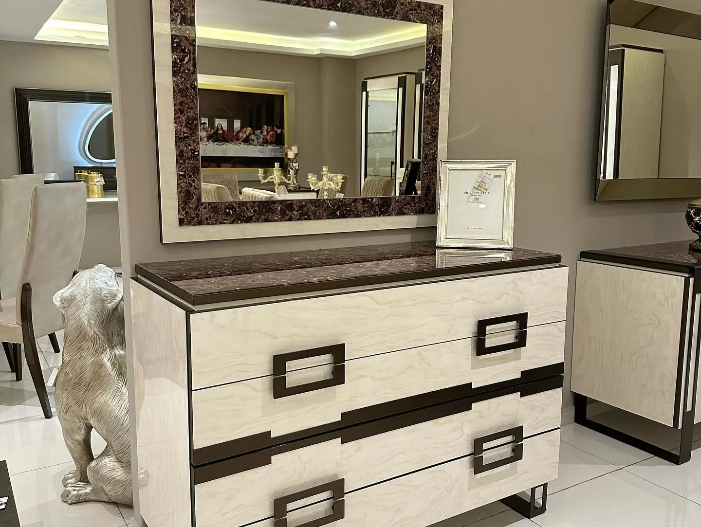 POESIA WŁOSKA KOMODA 2 DRZWIOWA 117 CM / ADORA ARREDOCLASSIC