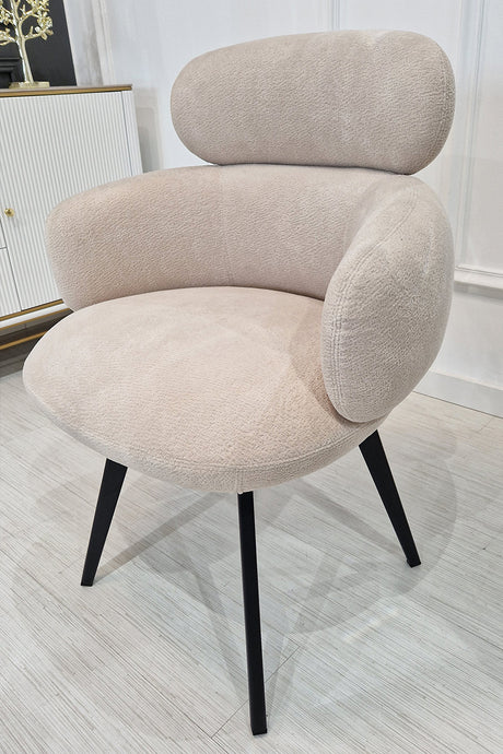 FOTEL OBROTOWY BEŻOWY RUBEN / AH -  Meblowy Sklep Internetowy Inventio