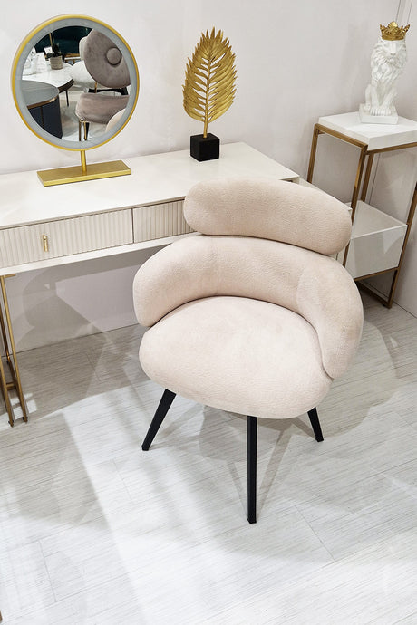 FOTEL OBROTOWY BEŻOWY RUBEN / AH -  Meblowy Sklep Internetowy Inventio