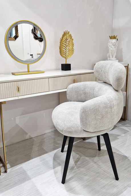 FOTEL OBROTOWY SZARY RUBEN / AH -  Meblowy Sklep Internetowy Inventio