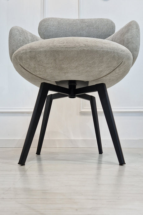 FOTEL OBROTOWY SZARY RUBEN / AH -  Meblowy Sklep Internetowy Inventio