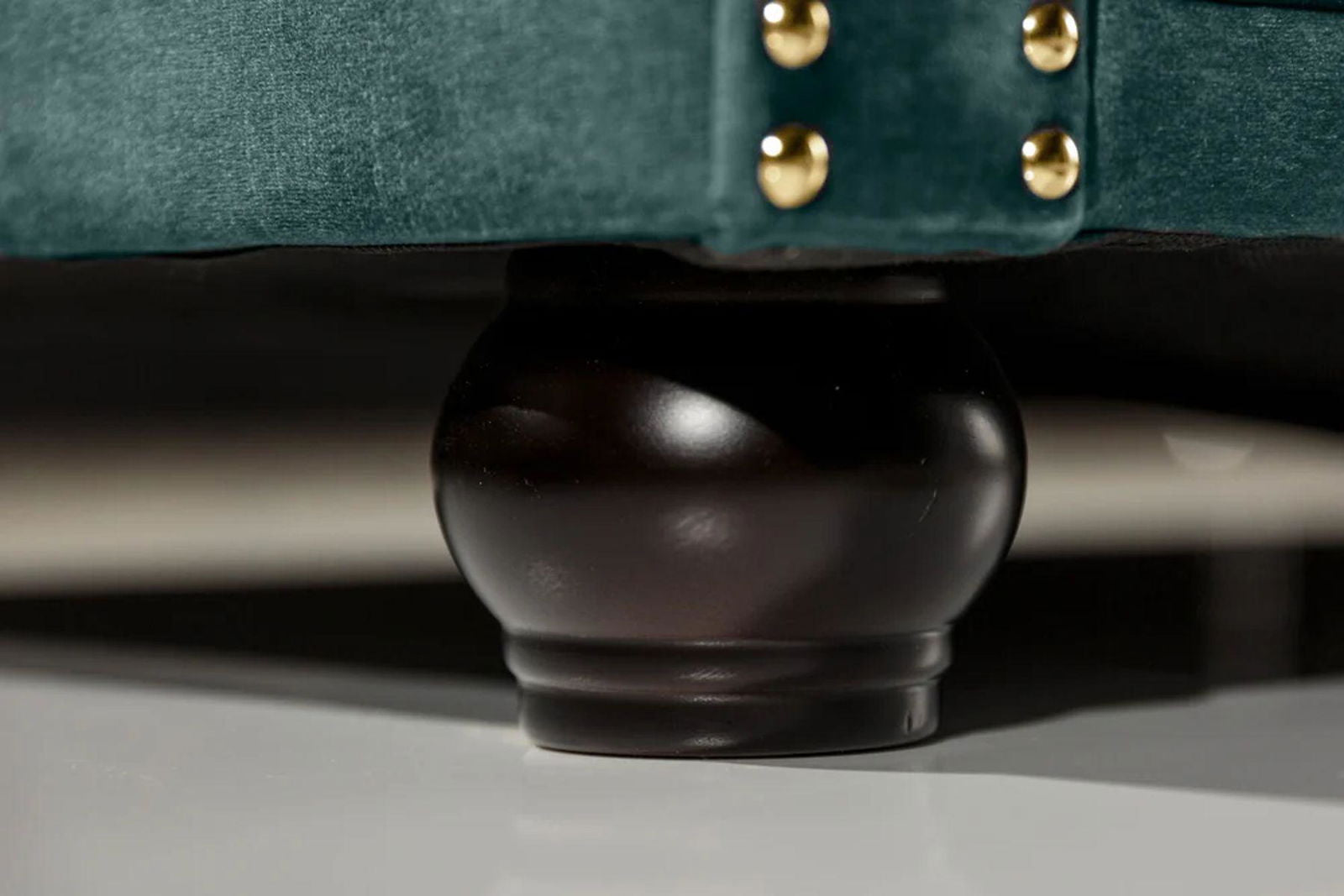 SOFA CHESTERFIELD 3 OSOBOWA AKSAMIT NIEBIESKI / 43091 / INVICTA INTERIOR