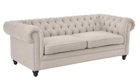 SOFA CHESTER ROZKŁADANA BEŻOWA / MH / INVICTA INTERIOR