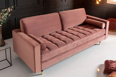 SOFA COZY VELVET RÓŻOWA / 41071 / INVICTA INTERIOR