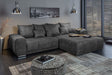 SOFA ELEGANCIA 280 CM ANTYCZNY SZARY / 40479 / INVICTA INTERIOR
