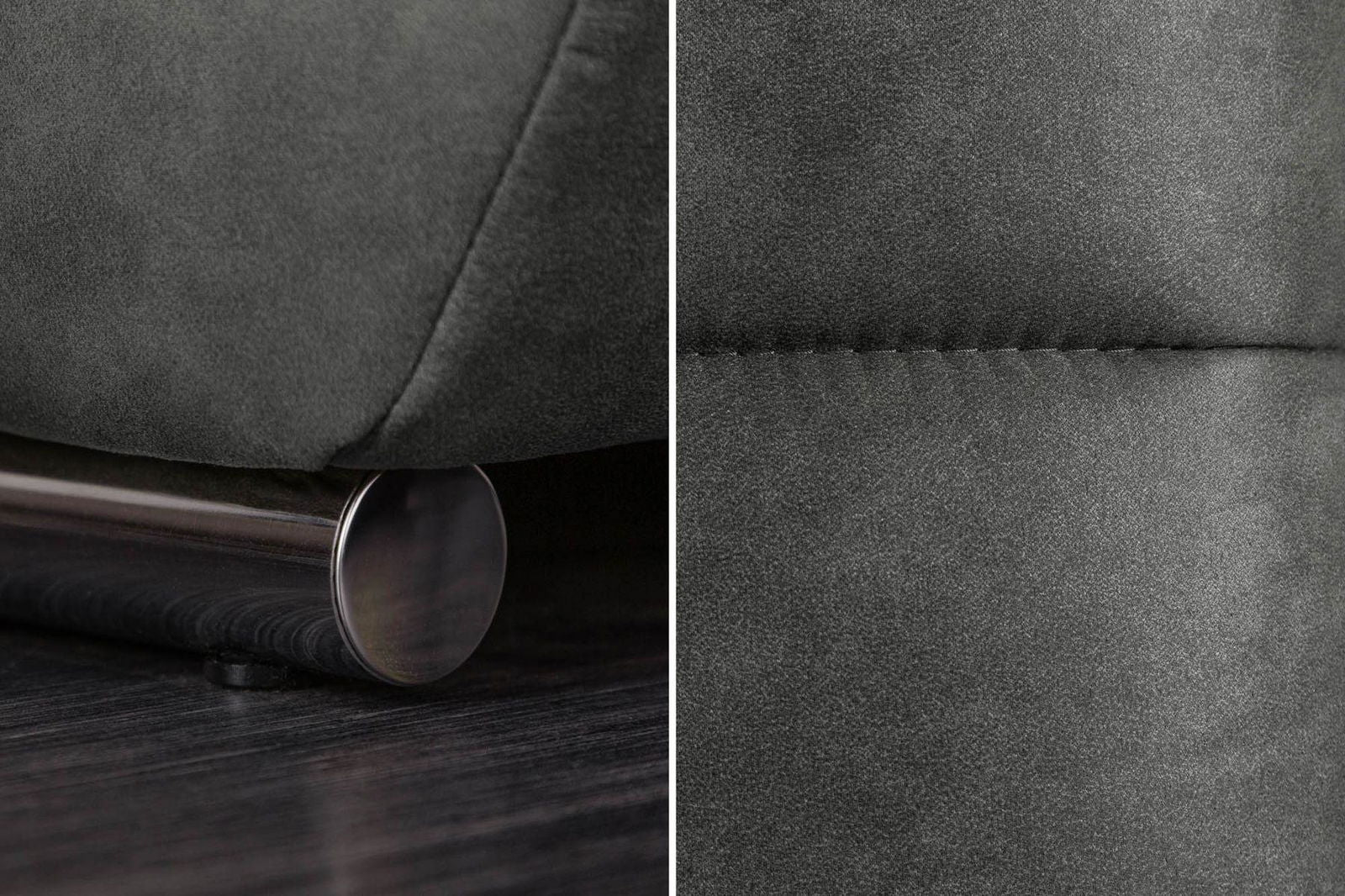 SOFA ELEGANCIA 280 CM ANTYCZNY SZARY / 40479 / INVICTA INTERIOR