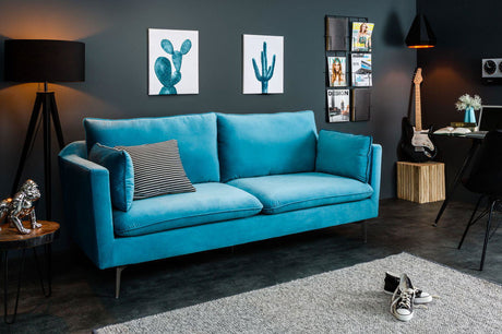 SOFA FAMOUS NIEBIESKA / 39024 / INVICTA INTERIOR