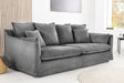 SOFA HEAVEN 3 OSOBOWA SZARA 202 CM / 43443 / INVICTA INTEIOR