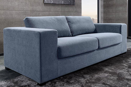 SOFA LOUNGER NIEBIESKA 220 CM / 43757 / INVICTA INTERIOR
