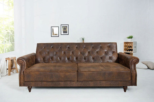 SOFA MAISON ANTYCZNY BRĄZ / 220 / 38535 / 40082 / INVICTA INTERIOR