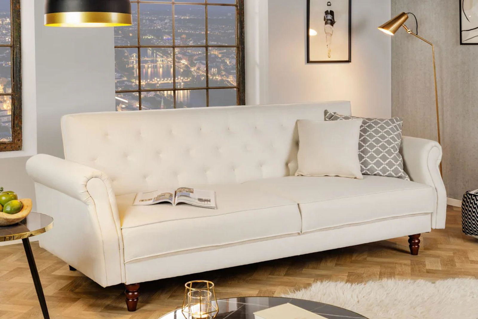SOFA MAISON BIAŁA / 220 / 41498 / INVICTA INTERIOR / INVICTA INTERIOR
